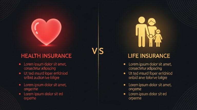 Health Insurance vs. Life Insurance – Full Comparison (2025 Complete Guide)